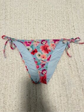 Victoria's Secret Floral Tie-Side Bikini Bottoms
